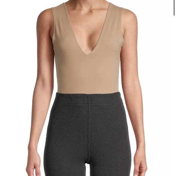 Free People | Keep It Sleek V-neck Sleeveless Bodysuit - Picture 7 of 15